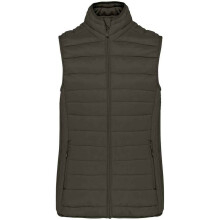 (XS, Dark Khaki) Kariban Womens/Ladies Lightweight Down Bodywarmer