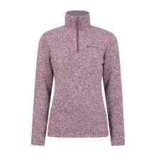 (6 UK, Burgundy) Mountain Warehouse Womens/Ladies Idris Half Zip Fleece Top