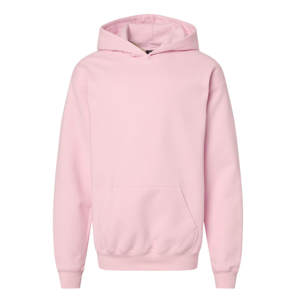 Gildan (Xl, Light Pink) Childrens/Kids Soft Midweight Hoodie