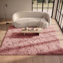 (PINK, 160X230 CM) Extra Large Rugs Fluffy Shaggy Living Room Rug