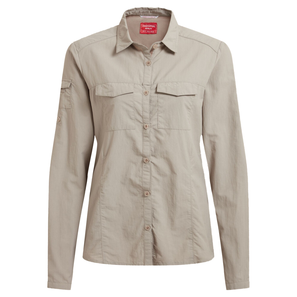Joom Craghoppers Women's Beige / Adventure Iii Nosilife Long-Sleeved Shirt Cm - Image 3