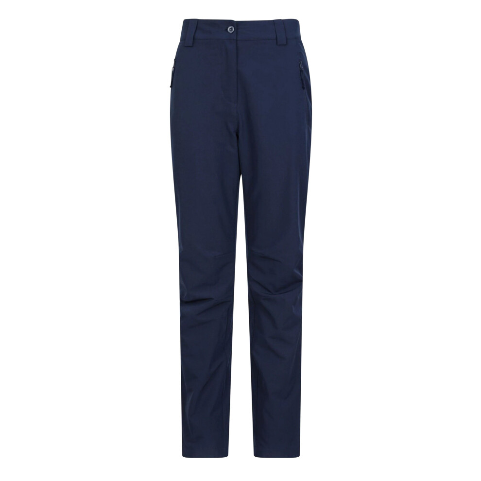 Mountain Warehouse Women's Arctic Ii Stretch Fleece Lined Regular Trousers - Navy - 14 Uk - Navy - 60% Cotton/40% Polyester - Image 2
