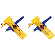 2X Compass Circle Cutter Circular Cutting Tool Adjustable Compass Circle Cutter Cortador Circular Circle Cutter