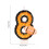 Birthday Number Candles Glitter Cake Topper 8 3
