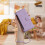 Magnetic Flip Stand Case for iPhone 15 Pro Max Light Purple 6