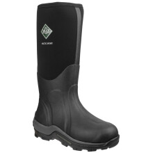 (9 UK, Black/Black) Muck Boots Unisex Arctic Sport Pull On Wellington Boots