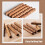 Unbranded Mud Rolling Embossed Stick Pottery Tool 2