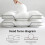 Cervical Pillow Ergonomic Teardrop Shape 1 Piece 6