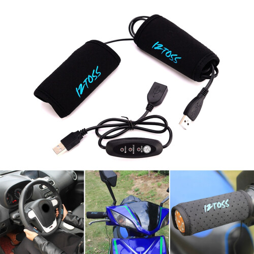 Heated Handlebar Gloves Water Resistant with Temp Control 1