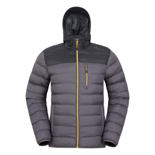 (XL, Dark Grey) Mountain Warehouse Mens Link Padded Jacket