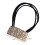 Hair Ties Rhinestone Decor Elastic Ponytail Holders 2 Pcs 6