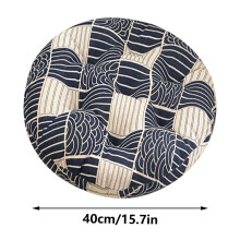 Round Thick Chair Cushion 40x40cm Cotton-Linen
