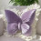Butterfly Pillow Plush Decorative Cushion with Lace Ruffle 5