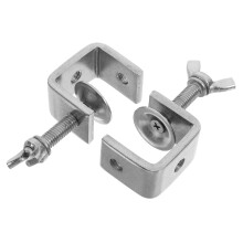 ULTNICE C-Clamps for Woodworking Silver 2 pcs 3.15 x 1.4 x