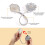 Magnetic Curtain Tiebacks Floral Drape Holder 2 Pack 5