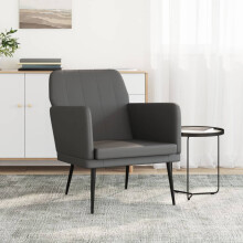 vidaXL Armchair Grey 61x78x80 cm Faux Leather