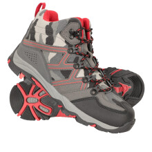 (2 UK, Camo Green) Mountain Warehouse Childrens/Kids Oscar Walking Boots