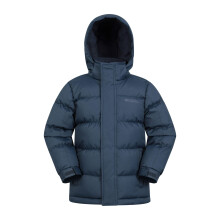 (11-12 Years, Dark Blue) Mountain Warehouse Childrens/Kids Snow II Water Resistant Padded Jacket
