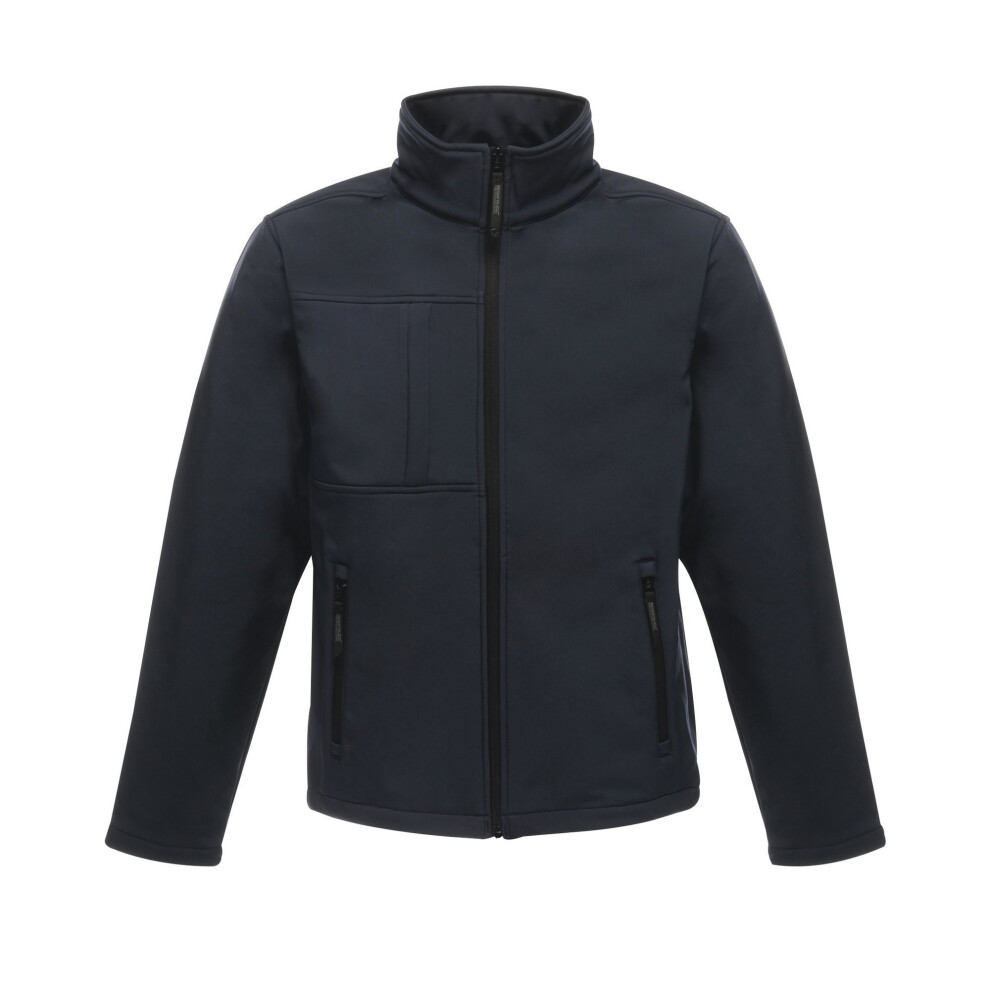 Regatta (S, Navy/Seal Grey) Professional Mens Octagon Ii Waterproof Softshell Jacket