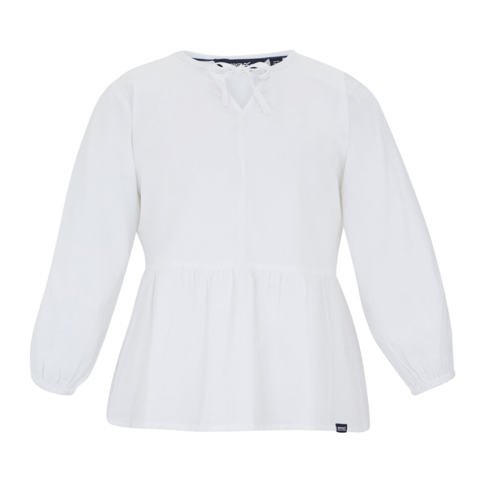 Regatta (16 Uk, White) Womens/Ladies Primden Shirt