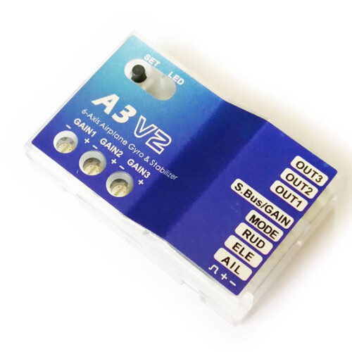 A3 V2 Flight Controller Stabilizer with Three-Axis Gyroscope for RC Aircraft and Drones 2