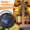 Solar Light Replacement Tops for Hanging Lanterns, Outdoor Waterproof Garden Lights 3