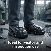 Metatarsal Foot Guard, Plastic Toe Protector for Visitors, Workshop & Site Inspections, Adjustable Fit