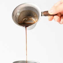 Tasse à Mesurer en Titane Pur pour Espresso, Filtre à Café Infusé à la Main avec Poignée et Graduations pour une Infusion Parfaite