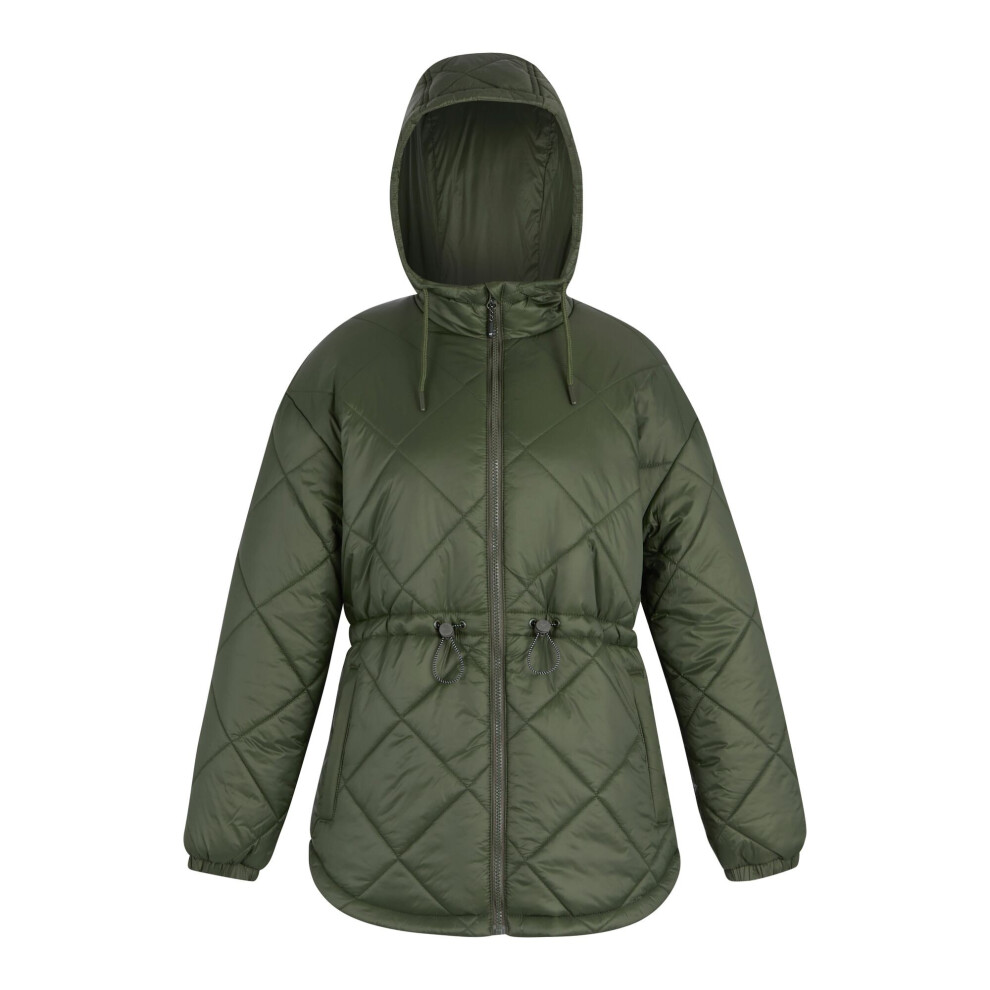 Regatta - Women's Quilted Jacket - Size 14 UK - Green - Image 3