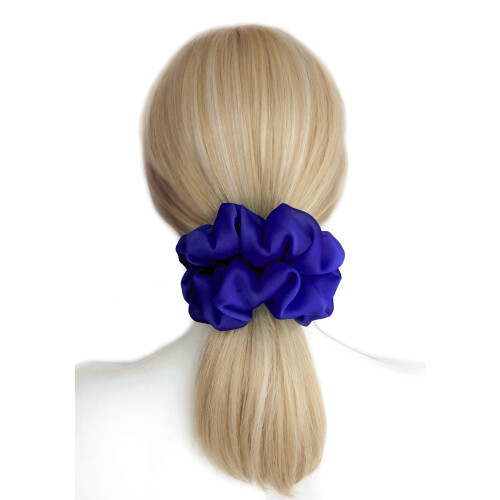 Soft Chiffon Scrunchies 38 Colors Large Ponytail Holders 1