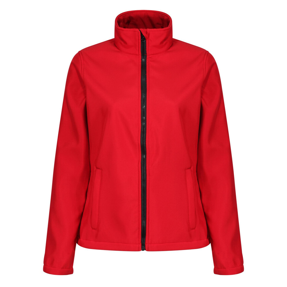 Regatta Standout Womens/Ladies Ablaze Printable Soft Shell Jacket - Red - Size 16 UK - Image 3