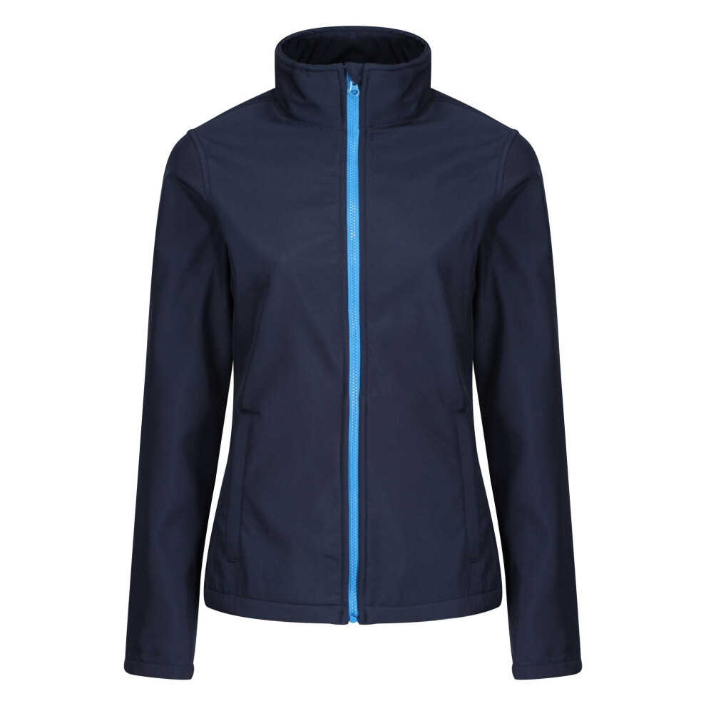Regatta (18, Navy/French Blue) Standout Womens/Ladies Ablaze Printable Soft Shell Jacket