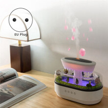 Landscape Aromatherapy Machine with Humidifier and LED Atmosphere Light for Home Bedroom European Regulations EU Plug