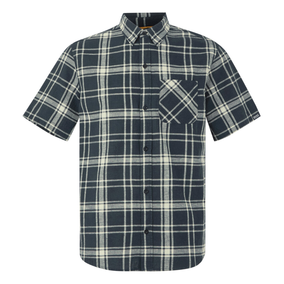 Regatta (M, Navy) Mens Loran Short-Sleeved Shirt