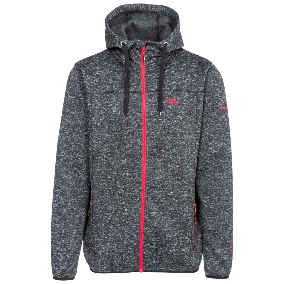 Trespass Mens Odeno Fleece Jacket - Black - Size Small - Image 4
