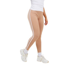 (10 UK, Taupe/White) Brave Soul Womens/Ladies Elasticated Stripe Detail Leggings