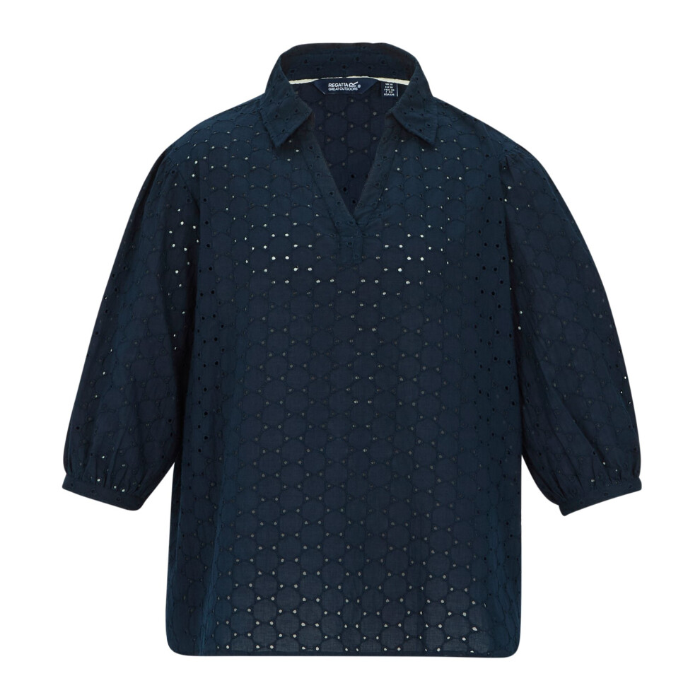 Regatta (14 Uk, Skyway) Womens/Ladies Nofino Broderie Shirt