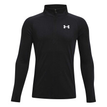 (5-6 Years, Black/White) Under Armour Boys Tech 2.0 Half Zip Track Top