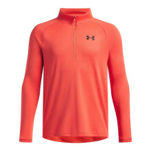 (13 Years, Venetian Red/Black) Under Armour Boys Tech 2.0 Half Zip Track Top