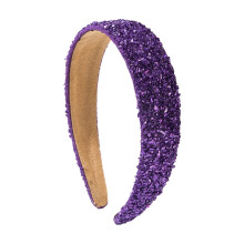 Wide Headband Hair Clip with Rhinestones for Styling
