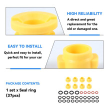 O-Ring for Lance Hose Nozzle Spare O-Ring Seal 2.640-729.0 Rubber O-Ring Pressure Washer for K3 K4 K5 K6 K7 B