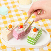 240 Pcs Bamboo Tongs, Wooden Toaster Tong Teacup Clip for BreadPickles Roast Catering Buffet Tea Kitchen Party