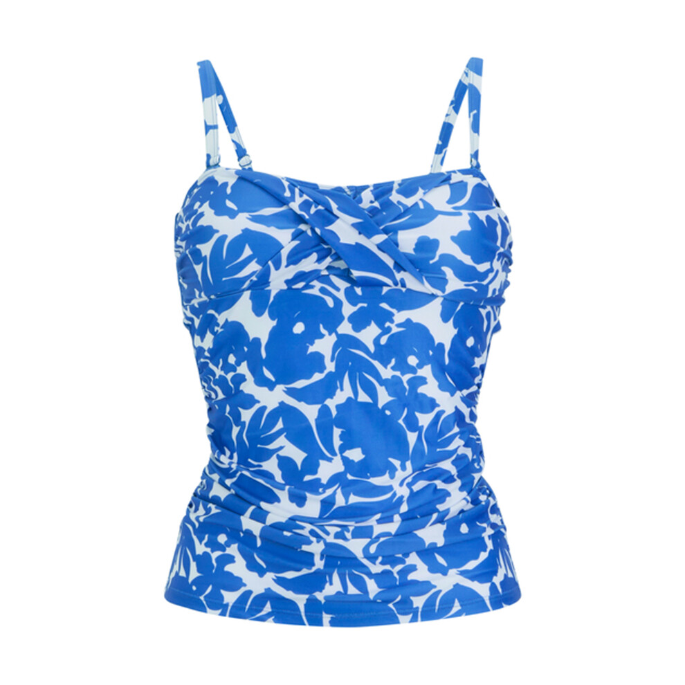 Regatta (16 Uk, Multicoloured) Womens/Ladies Aceana Iii Floral Tankini Top