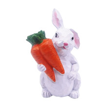Easter Bunny Statue Outdoor Resin Garden Decor 1PC