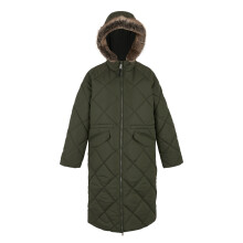 (16 UK, Dark Khaki) Regatta Womens/Ladies Freyla Padded Jacket