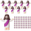 Mini Jesus Figurines Purple 60 Pcs 1