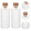 Transparent Glass Wine Sealing Bottle for Kitchen Use 8 oz 1