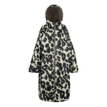 (L-XL, Multicoloured) Regatta Unisex Adult Leopard Print Changing Robe