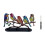 Stained Glass Bird Metal Figurine Desktop Decor 1