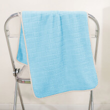 Checkerboard Coral Fleece Hand Towels 13.78" x 29.53"
